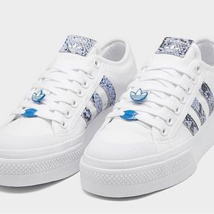 NWT Size 8 Women's adidas Originals Nizza Trefoil Casual Shoes